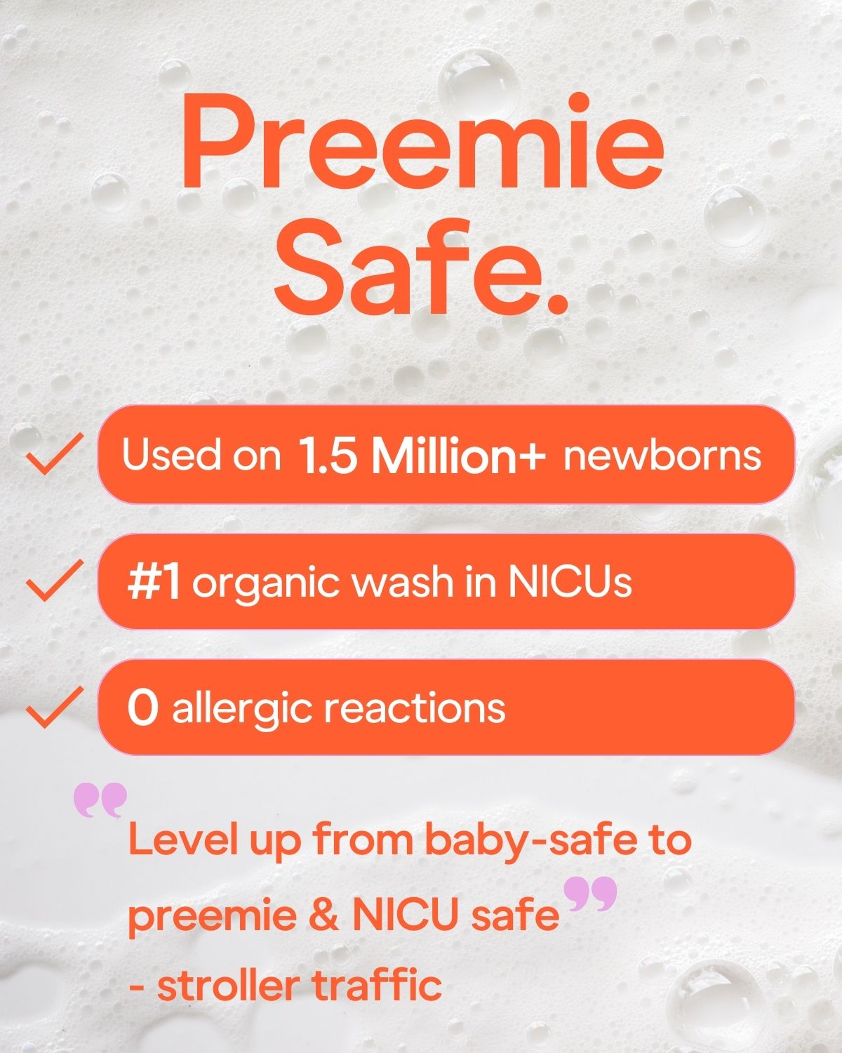 beb organic bubbly wash